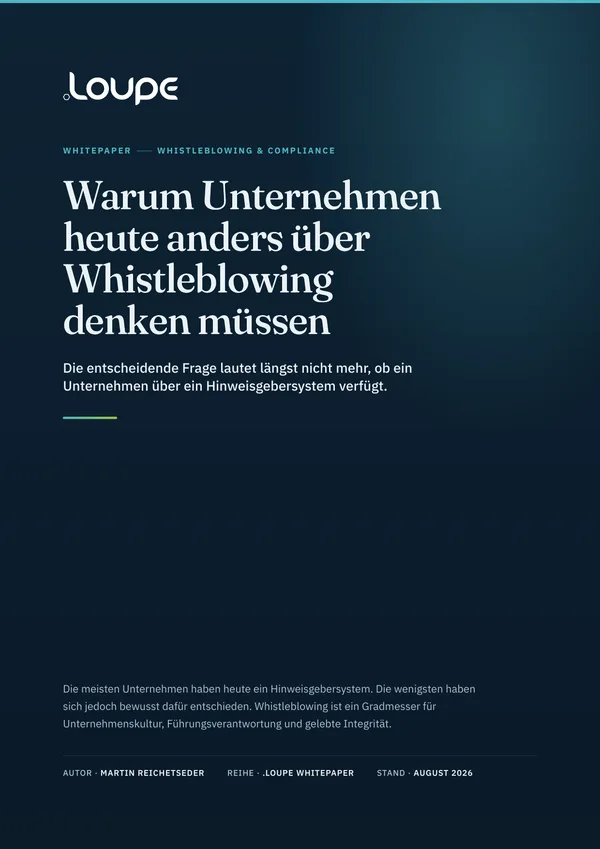 Titelseite: Warum Unternehmen heute anders über Whistleblowing denken müssen
